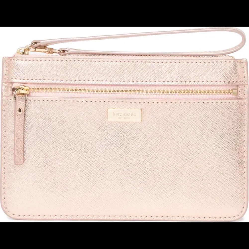 metallic leather wristlet by
KATE SPADE NEW YORK - Picture 5 of 17